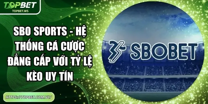 SBO Sports - Hệ Thống Cá Cược Đẳng Cấp Với Tỷ Lệ Kèo Uy Tín